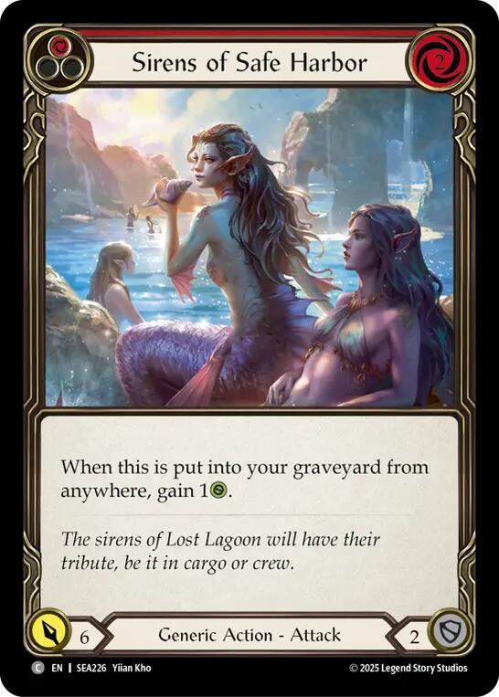 Sirens of Safe Harbor (Red) [SEA226] (High Seas) | Card Merchant Takapuna