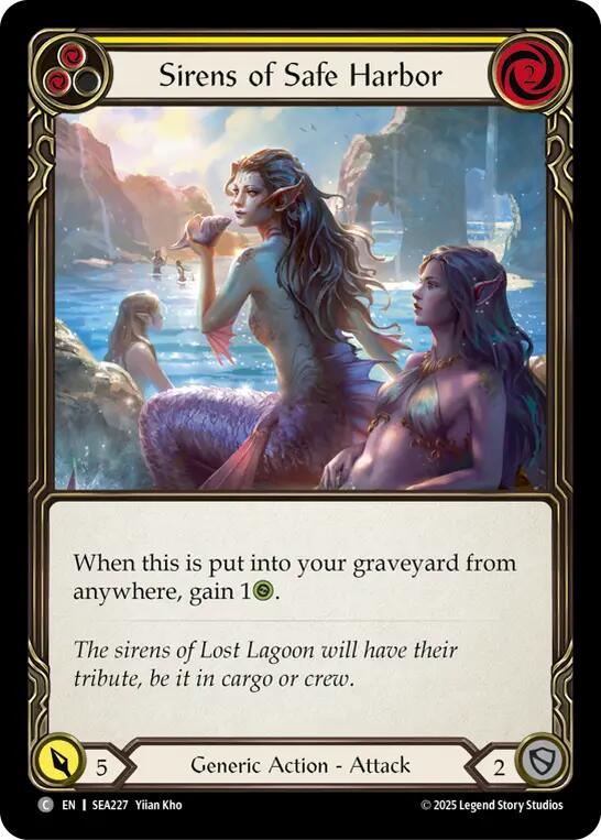 Sirens of Safe Harbor (Yellow) [SEA227] (High Seas) | Card Merchant Takapuna