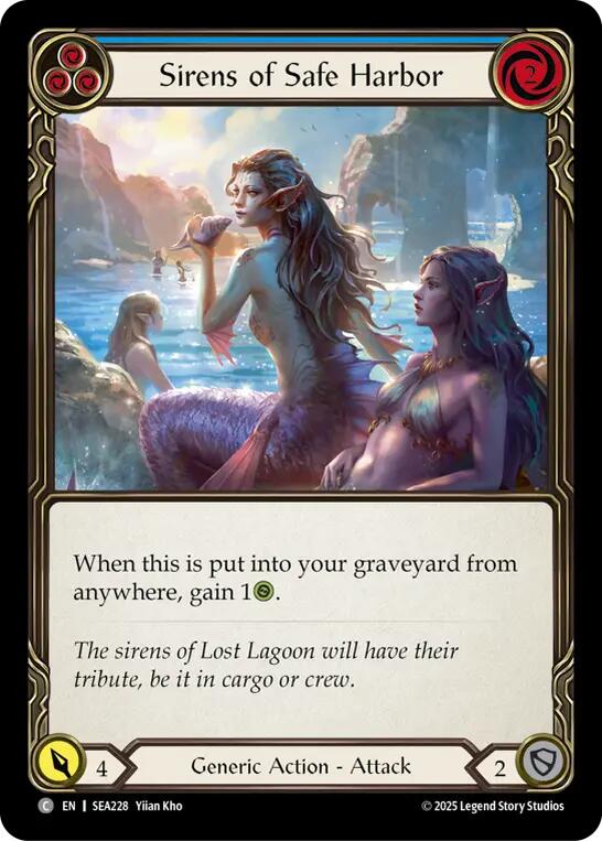 Sirens of Safe Harbor (Blue) [SEA228] (High Seas) | Card Merchant Takapuna