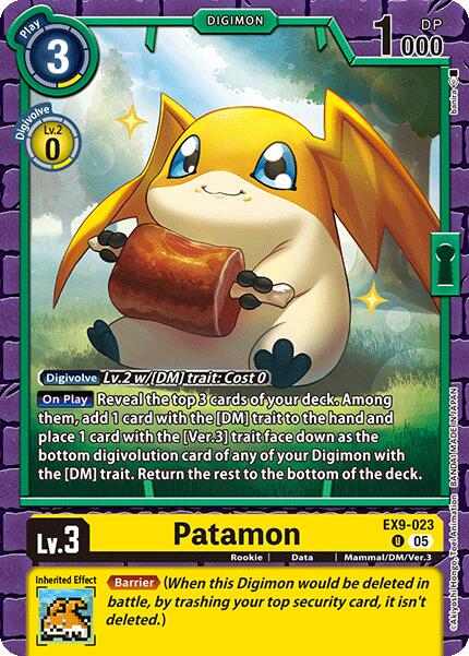 Patamon [EX9-023] [Versus Monsters] | Card Merchant Takapuna