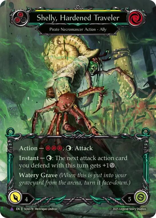 Shelly, Hardened Traveler (Marvel) [SEA078] (High Seas)  Cold Foil | Card Merchant Takapuna