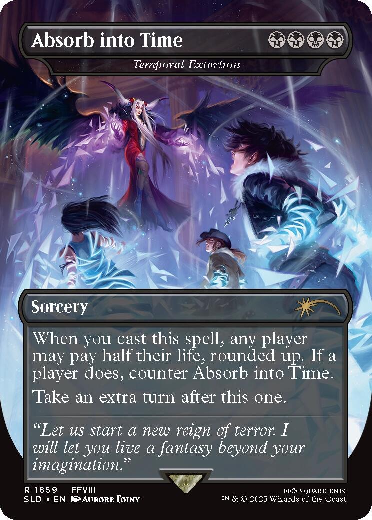 Absorb into Time - Temporal Extortion [Secret Lair Drop Series] | Card Merchant Takapuna