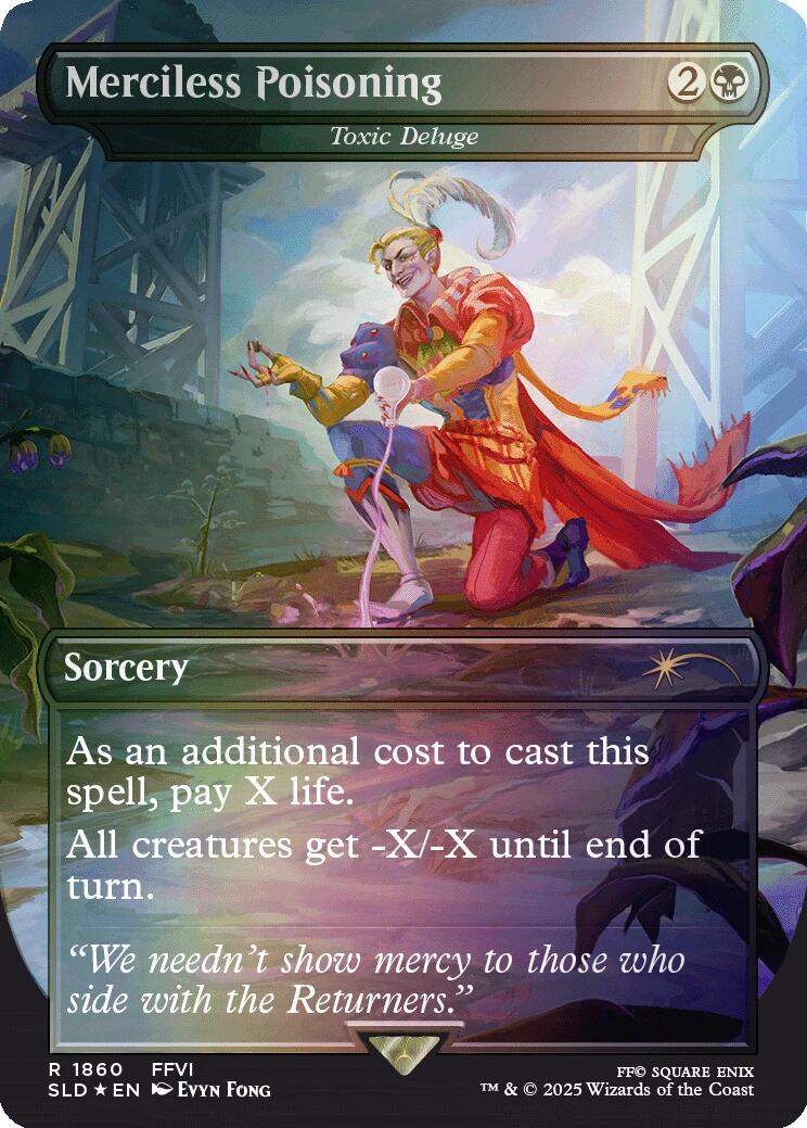 Merciless Poisoning - Toxic Deluge (Rainbow Foil) [Secret Lair Drop Series] | Card Merchant Takapuna