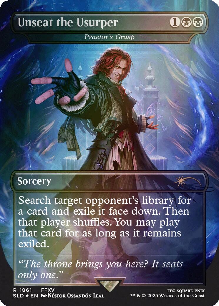 Unseat the Usurper - Praetor's Grasp (Rainbow Foil) [Secret Lair Drop Series] | Card Merchant Takapuna