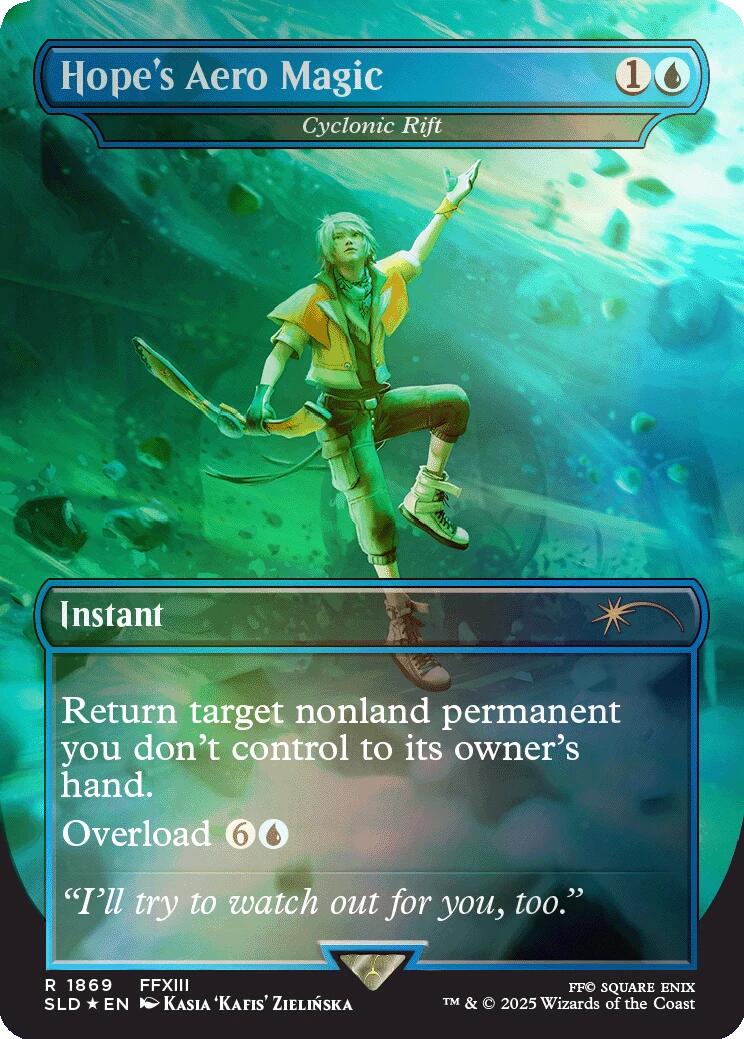 Hope's Aero Magic - Cyclonic Rift (Rainbow Foil) [Secret Lair Drop Series] | Card Merchant Takapuna