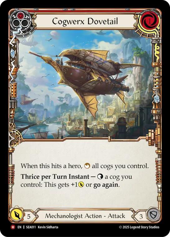 Cogwerx Dovetail [SEA011] (High Seas)  Rainbow Foil | Card Merchant Takapuna