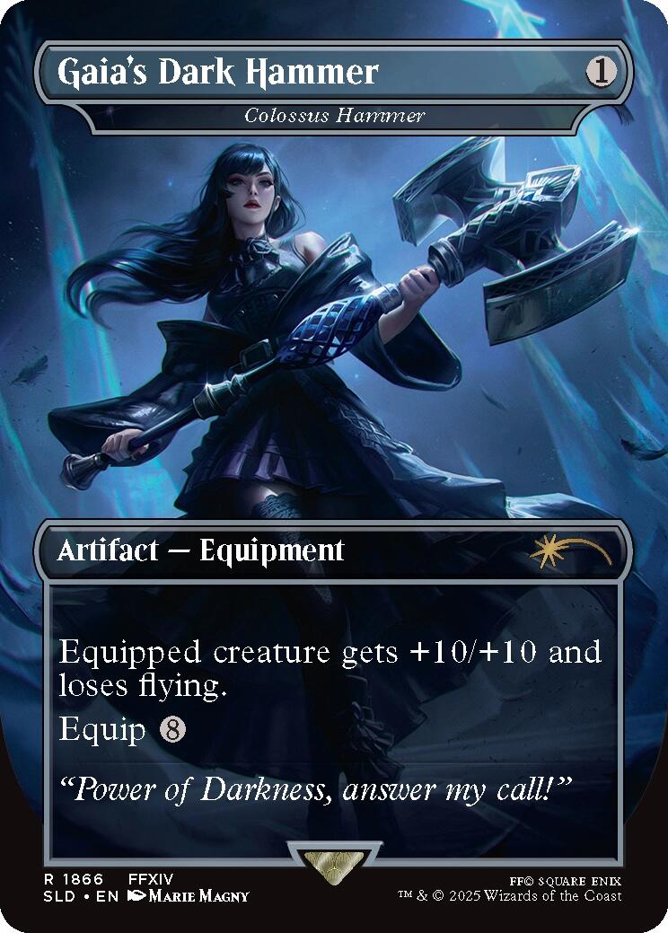 Gaia's Dark Hammer - Colossus Hammer [Secret Lair Drop Series] | Card Merchant Takapuna