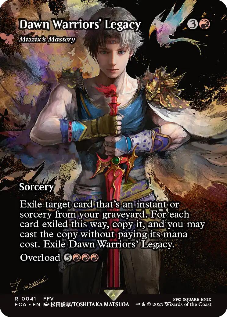 Dawn Warriors' Legacy - Mizzix's Mastery (Showcase) [FINAL FANTASY : Through the Ages] | Card Merchant Takapuna