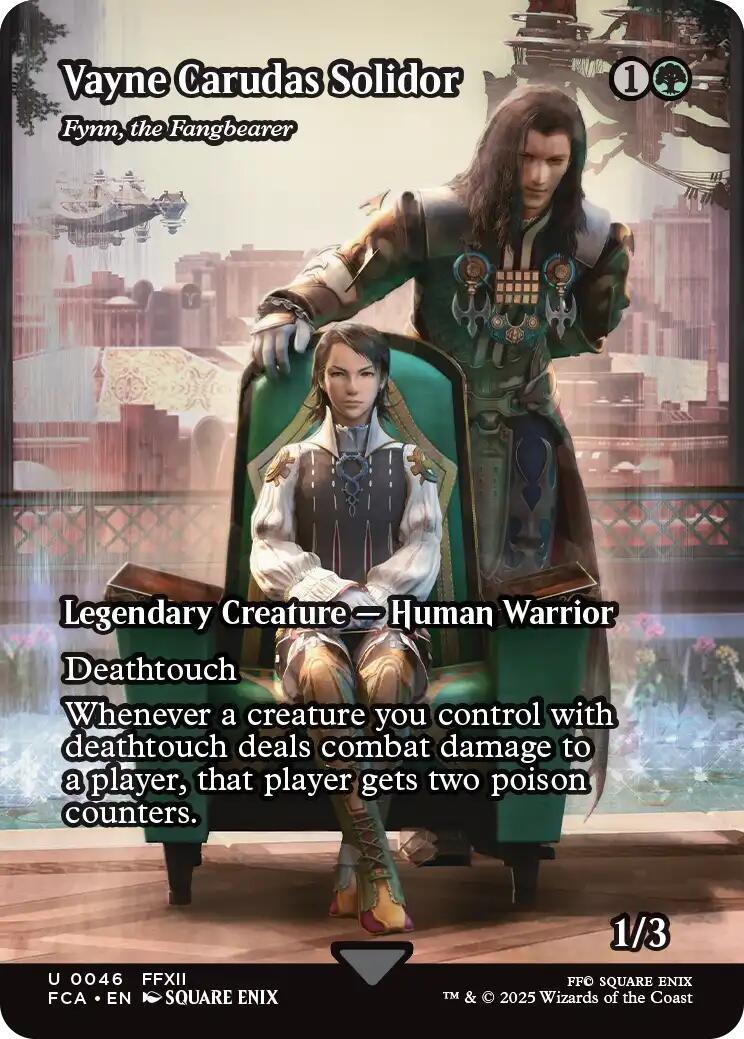 Vayne Carudas Solidor - Fynn, the Fangbearer (Showcase) [FINAL FANTASY : Through the Ages] | Card Merchant Takapuna