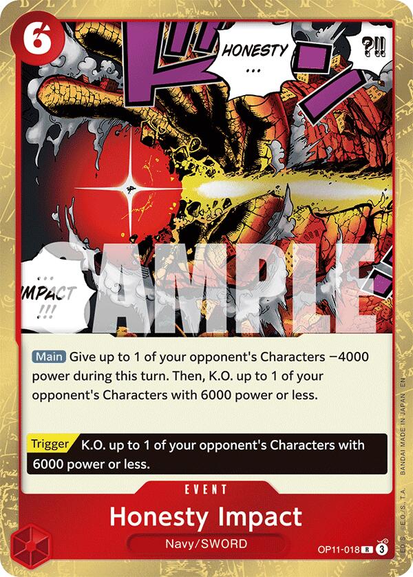 Honesty Impact [A Fist of Divine Speed] | Card Merchant Takapuna