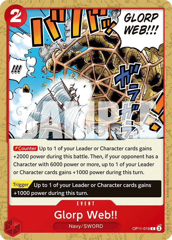 Glorp Web!! [A Fist of Divine Speed] | Card Merchant Takapuna