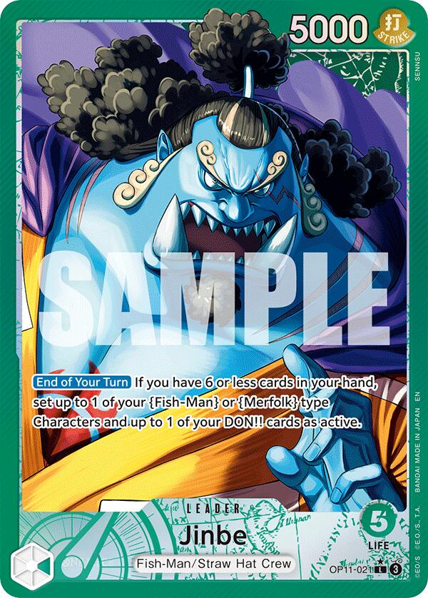 Jinbe (021) (Alternate Art) [A Fist of Divine Speed] | Card Merchant Takapuna