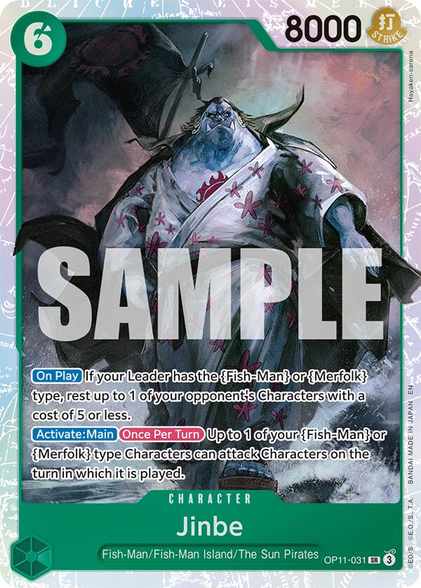 Jinbe (031) [A Fist of Divine Speed] | Card Merchant Takapuna