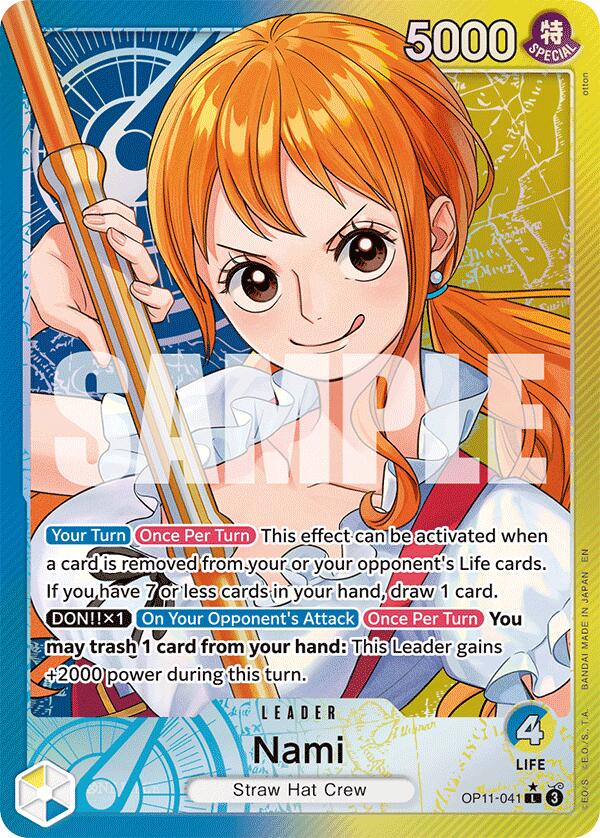 Nami (041) (Alternate Art) [A Fist of Divine Speed] | Card Merchant Takapuna
