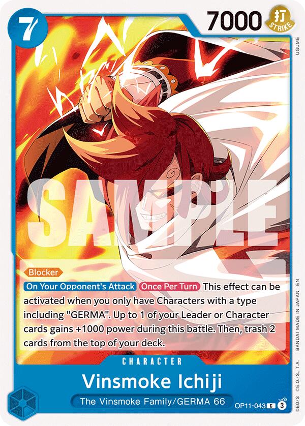 Vinsmoke Ichiji [A Fist of Divine Speed] | Card Merchant Takapuna