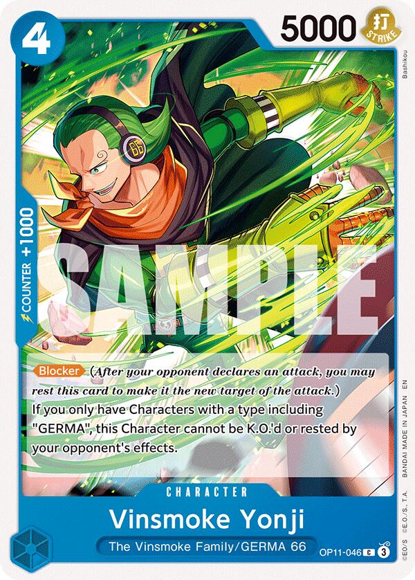 Vinsmoke Yonji [A Fist of Divine Speed] | Card Merchant Takapuna