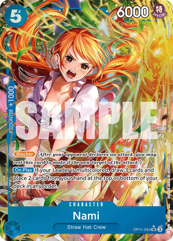 Nami (054) (Alternate Art) [A Fist of Divine Speed] | Card Merchant Takapuna