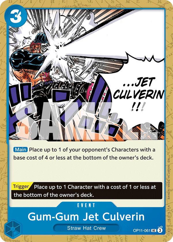 Gum-Gum Jet Culverin [A Fist of Divine Speed] | Card Merchant Takapuna