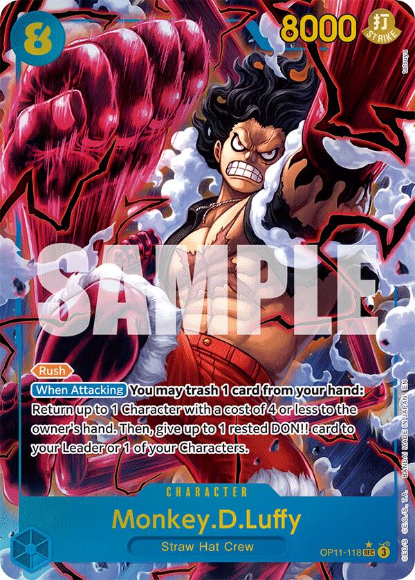 Monkey.D.Luffy (118) (Alternate Art) [A Fist of Divine Speed] | Card Merchant Takapuna