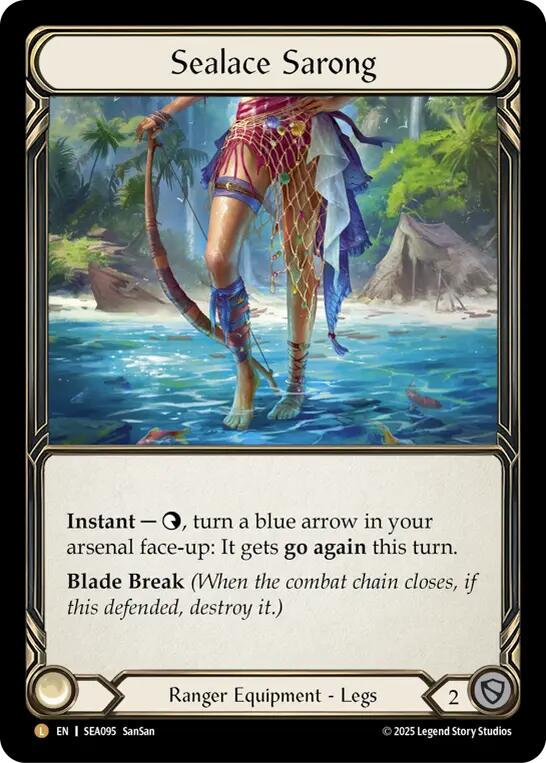 Sealace Sarong [SEA095] (High Seas)  Rainbow Foil | Card Merchant Takapuna