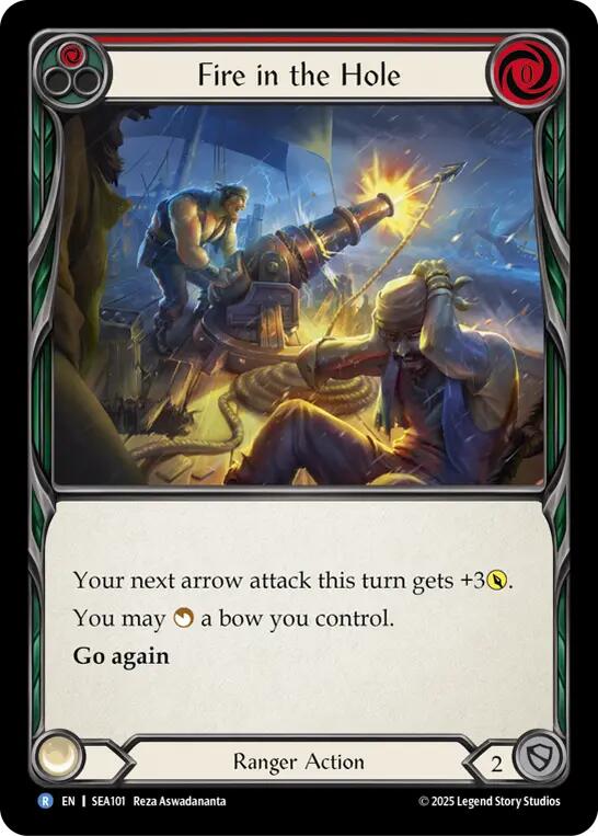 Fire in the Hole [SEA101] (High Seas)  Rainbow Foil | Card Merchant Takapuna