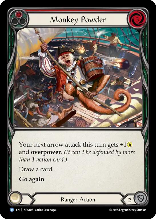Monkey Powder [SEA102] (High Seas)  Rainbow Foil | Card Merchant Takapuna