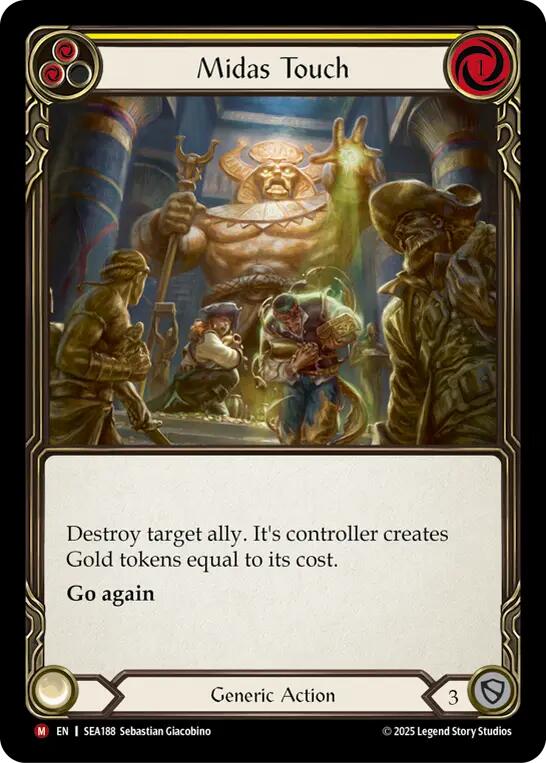 Midas Touch [SEA188] (High Seas)  Rainbow Foil | Card Merchant Takapuna