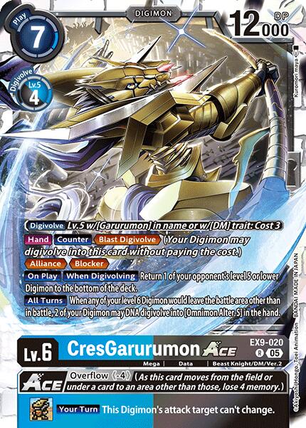 CresGarurumon ACE [EX9-020] [Versus Monsters] | Card Merchant Takapuna