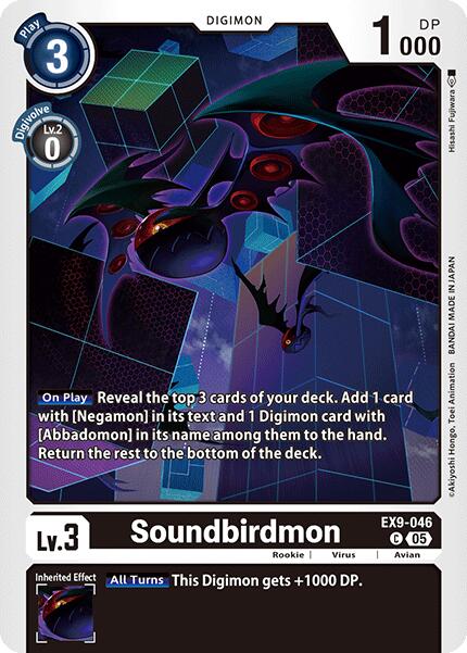 Soundbirdmon [EX9-046] [Versus Monsters] | Card Merchant Takapuna