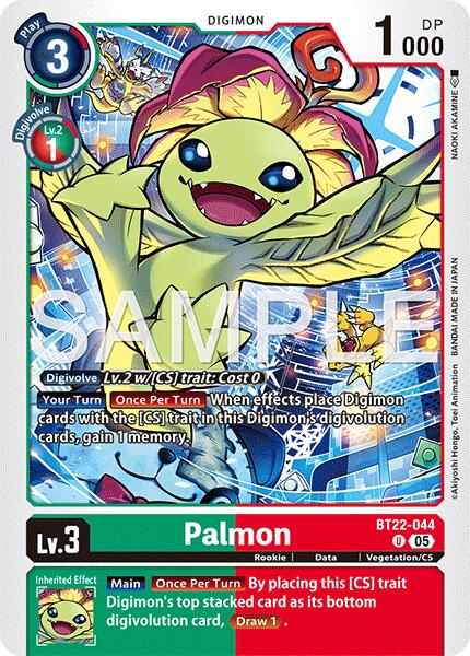 Palmon [BT22-044] [Cyber Eden] | Card Merchant Takapuna