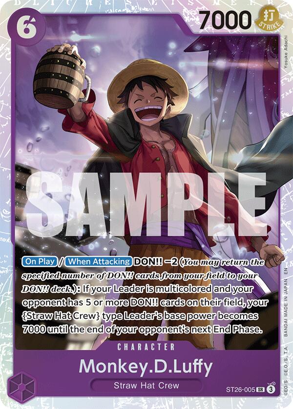 Monkey.D.Luffy (ST26-005) [Starter Deck: Purple/Black Monkey.D.Luffy] | Card Merchant Takapuna