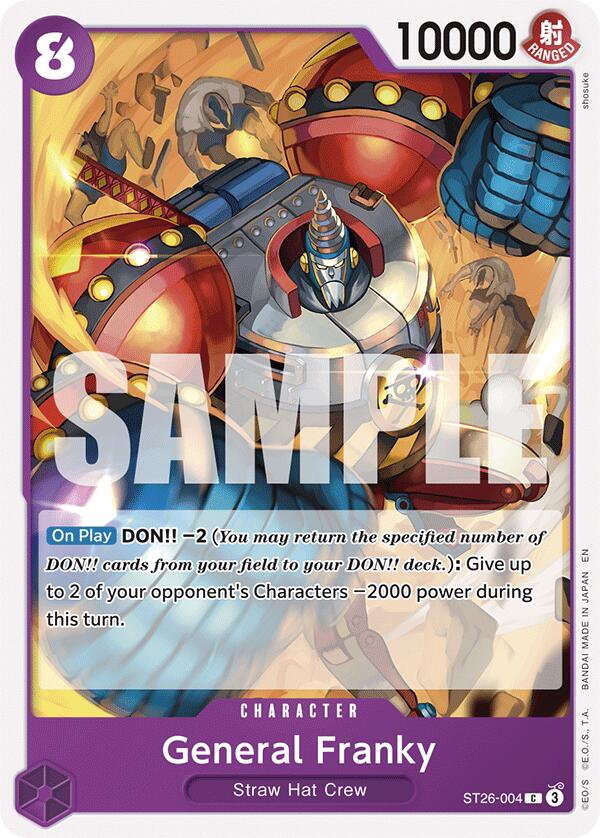 General Franky [Starter Deck: Purple/Black Monkey.D.Luffy] | Card Merchant Takapuna
