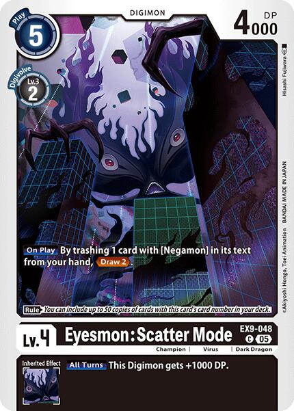 Eyesmon: Scatter Mode [EX9-048] [Versus Monsters] | Card Merchant Takapuna