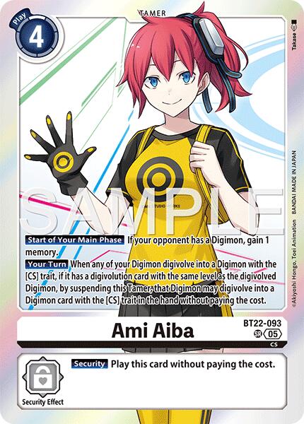 Ami Aiba [BT22-093] [Cyber Eden] | Card Merchant Takapuna