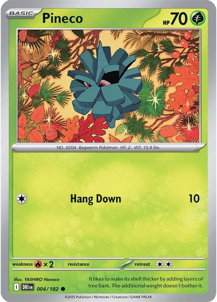 Pineco (004/182) [Scarlet & Violet: Destined Rivals] | Card Merchant Takapuna