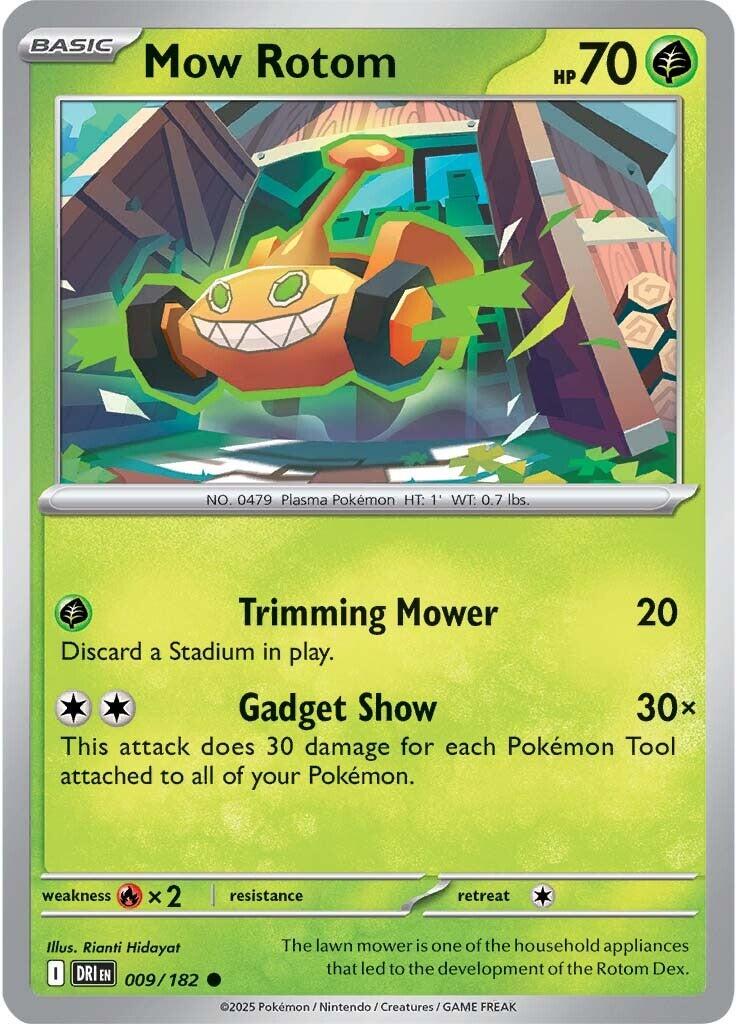 Mow Rotom (009/182) [Scarlet & Violet: Destined Rivals] | Card Merchant Takapuna