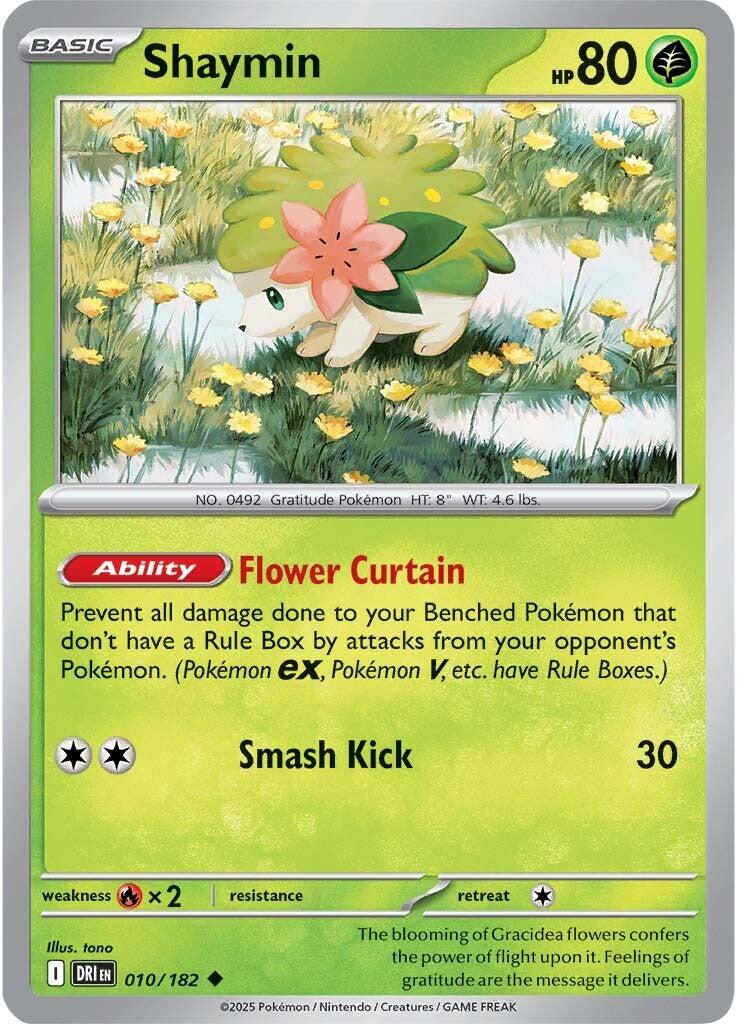 Shaymin (010/182) [Scarlet & Violet: Destined Rivals] | Card Merchant Takapuna