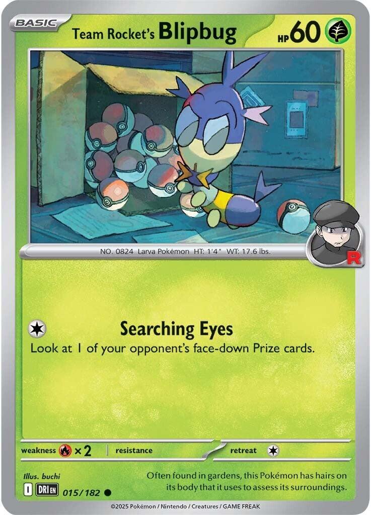 Team Rocket's Blipbug (015/182) [Scarlet & Violet: Destined Rivals] | Card Merchant Takapuna