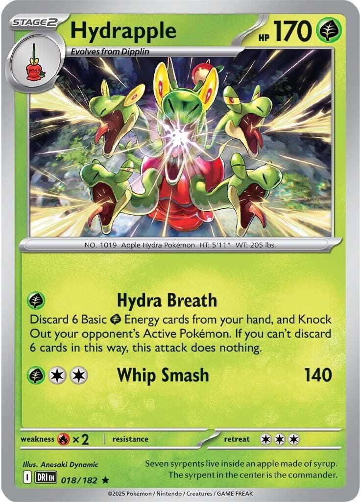 Hydrapple (018/182) [Scarlet & Violet: Destined Rivals] | Card Merchant Takapuna