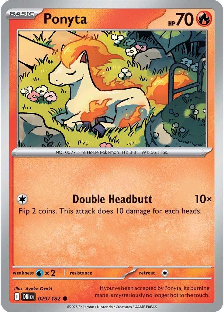 Ponyta (029/182) [Scarlet & Violet: Destined Rivals] | Card Merchant Takapuna