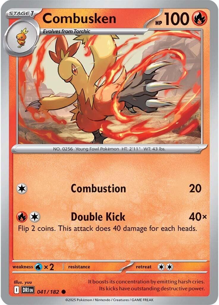Combusken (041/182) [Scarlet & Violet: Destined Rivals] | Card Merchant Takapuna