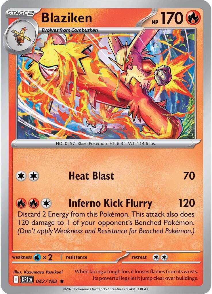 Blaziken (042/182) [Scarlet & Violet: Destined Rivals] | Card Merchant Takapuna
