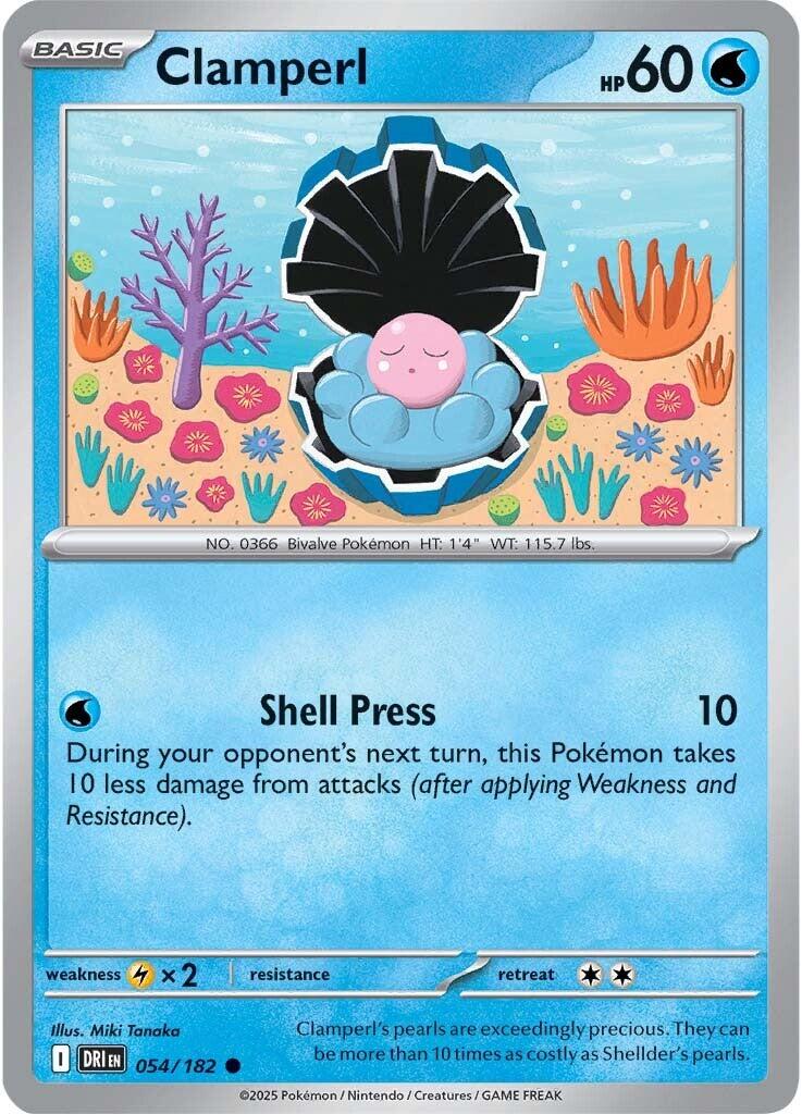 Clamperl (054/182) [Scarlet & Violet: Destined Rivals] | Card Merchant Takapuna