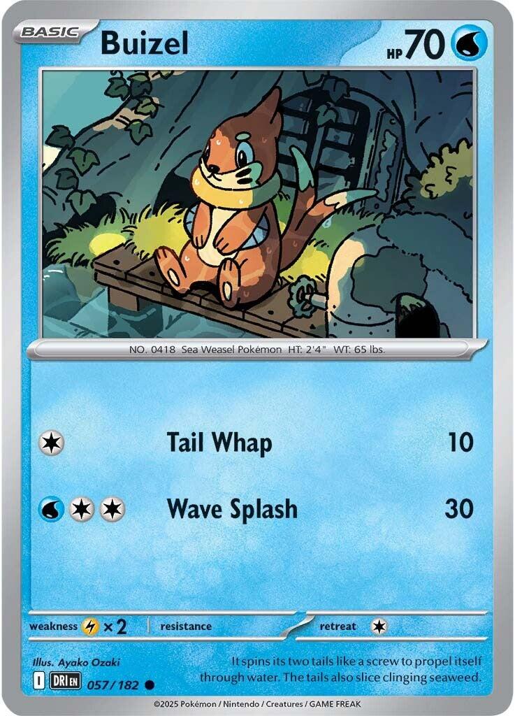 Buizel (057/182) [Scarlet & Violet: Destined Rivals] | Card Merchant Takapuna
