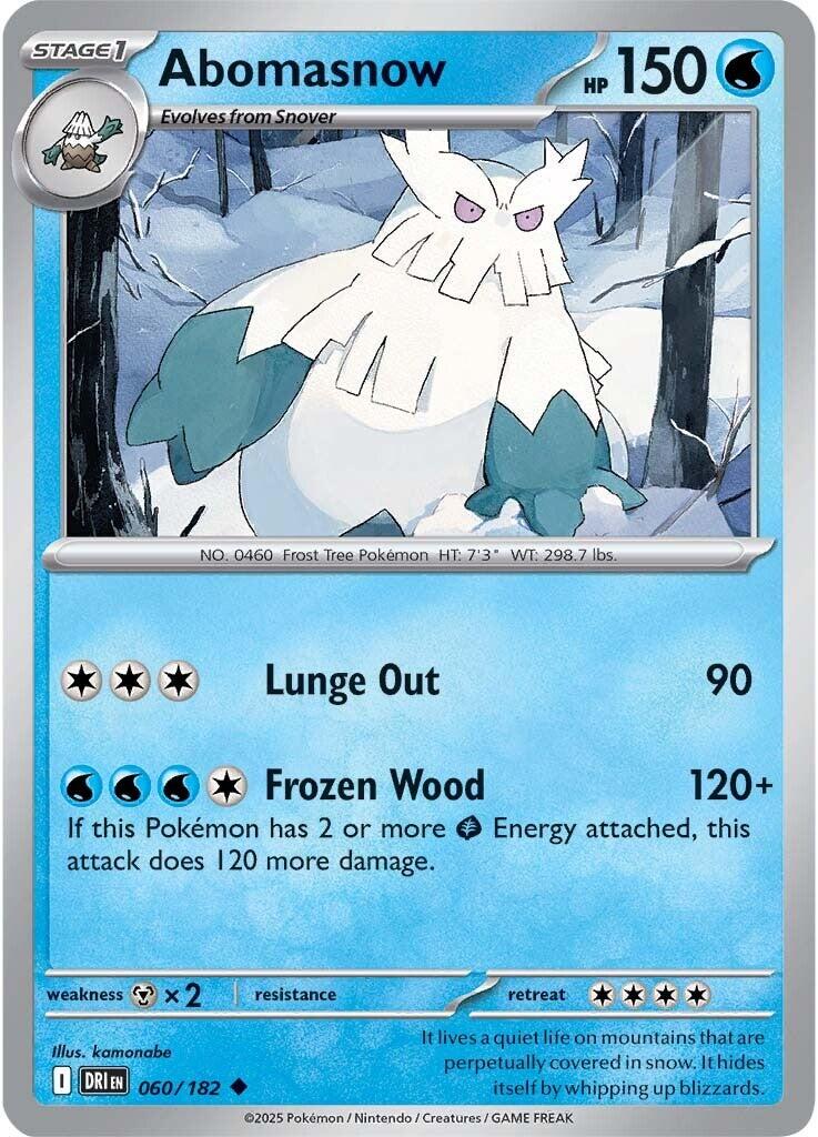 Abomasnow (060/182) [Scarlet & Violet: Destined Rivals] | Card Merchant Takapuna