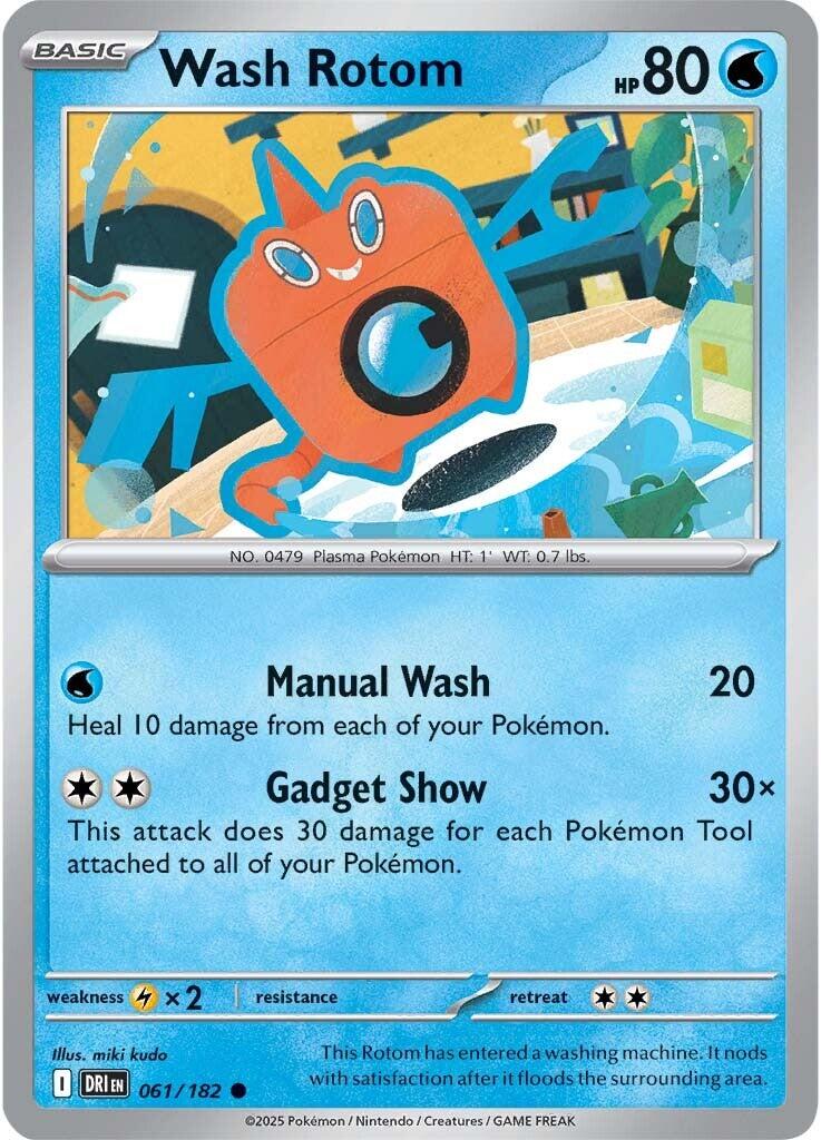 Wash Rotom (061/182) [Scarlet & Violet: Destined Rivals] | Card Merchant Takapuna
