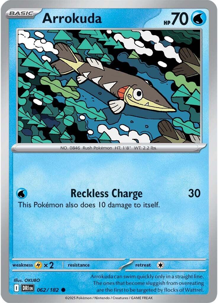 Arrokuda (062/182) [Scarlet & Violet: Destined Rivals] | Card Merchant Takapuna