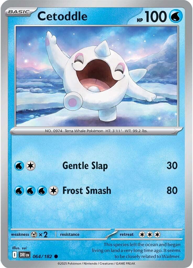 Cetoddle (064/182) [Scarlet & Violet: Destined Rivals] | Card Merchant Takapuna