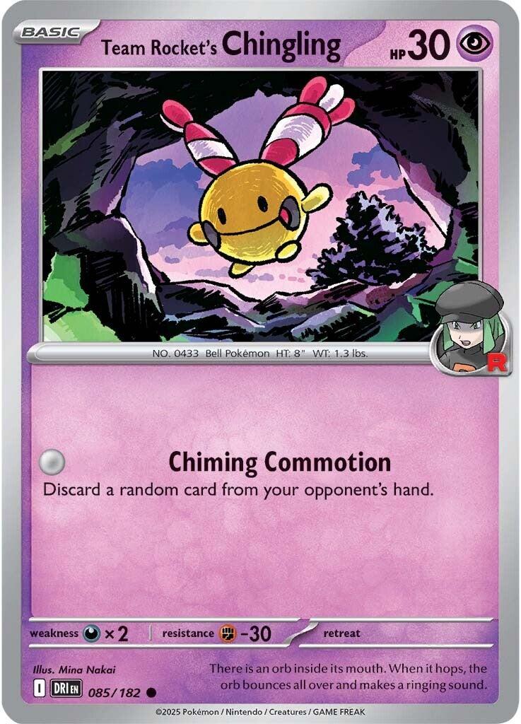 Team Rocket's Chingling (085/182) [Scarlet & Violet: Destined Rivals] | Card Merchant Takapuna