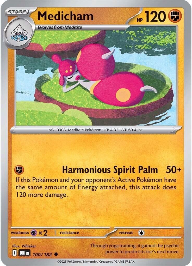 Medicham (100/182) [Scarlet & Violet: Destined Rivals] | Card Merchant Takapuna